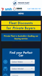 Mobile Screenshot of privatefleet.com.au